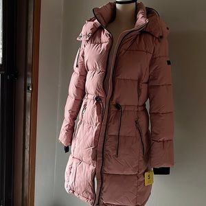 DKNY Long Puffer Jacket Small